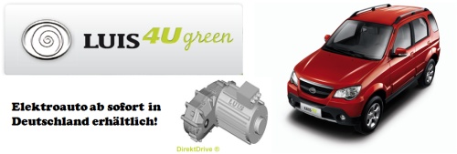 Elektroauto LUIS 4U green ab jetzt erh&auml;ltlich!