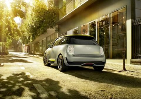 Mini Electric Concept 2017 Heck gross