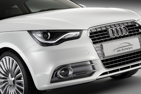 Kühlergrill des Audi A1 e-tron 2010