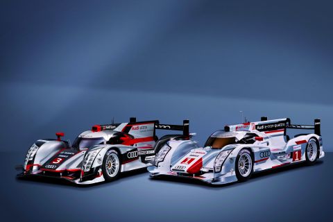 Hybridfahrzeug Audi R18 e-tron quattro 2012