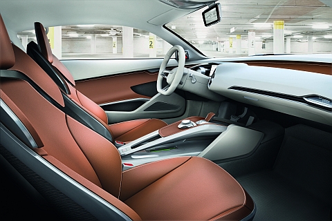 Innenraum des Audi e-tron 2009