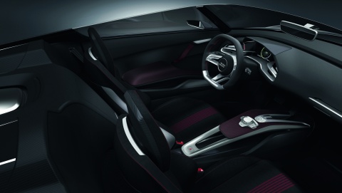 Innenraum des Audi e-tron spyder 2010