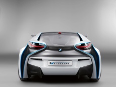 Heckansicht des BMW Vision Efficient Dynamics 2009