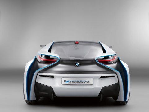 Heckansicht des BMW Vision Efficient Dynamics 2009