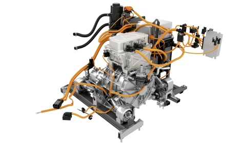 Antriebsstrang des Elektro-Transporter Mercedes-Benz Vito E-CELL 2010