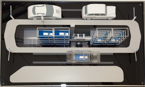 Schema Batterie Wechselstation von Better Place