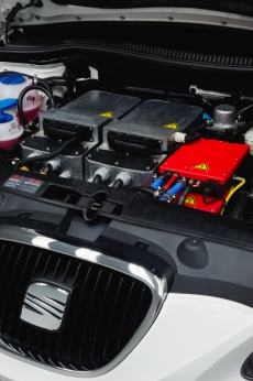 Motorraum des Seat Leon TwinDrive Plug-In Hybrid