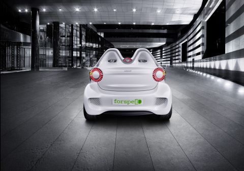 Elektrofahrzeug smart forspeed 2011