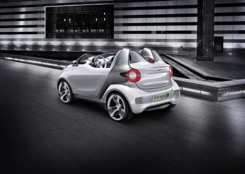 Elektrofahrzeug smart forspeed 2011