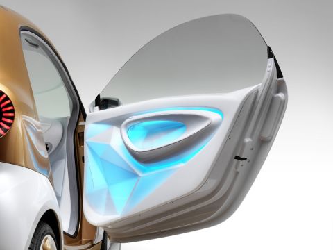 Elektrofahrzeug smart forvision 2011