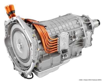 2-Mode Hybrid Getriebe für Inline Konfiguration