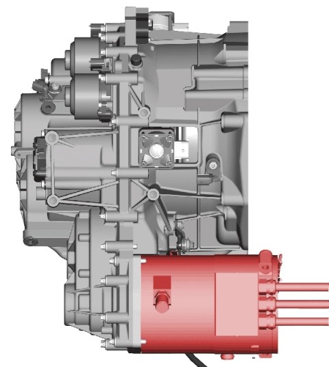 Torquesplit-Hybrid Getriebe