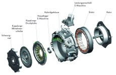 E-Maschine des Volkswagen Touareg Hybrid 2009